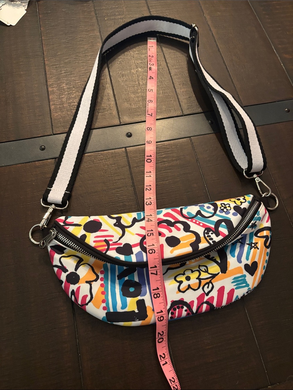 Brighton Multicolor Abstract Print Crossbody - Picture 10 of 10